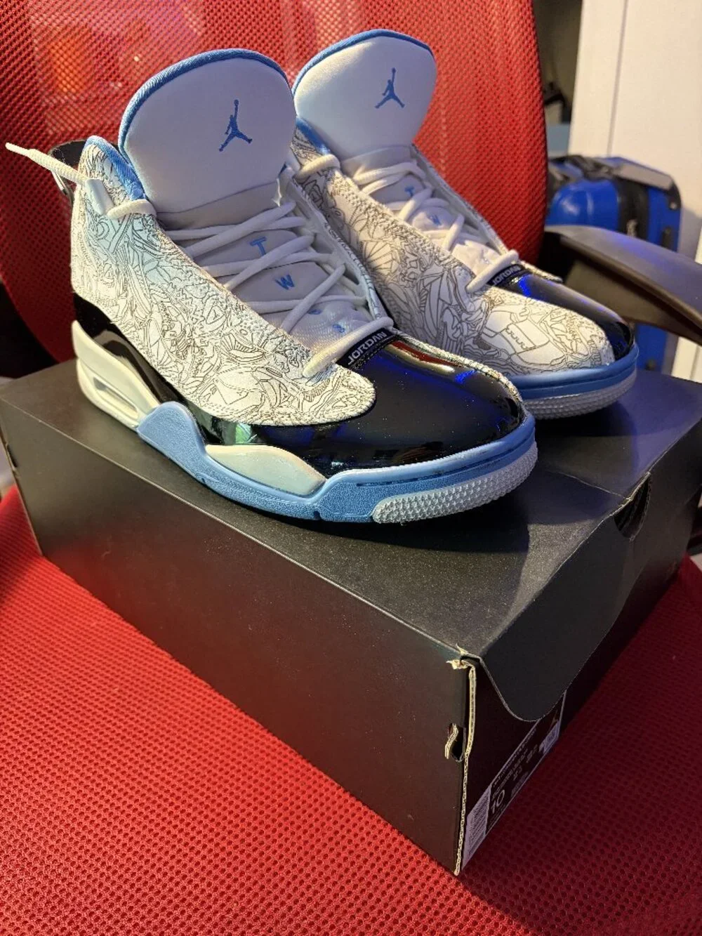 Jordan Dub Zero legend blue